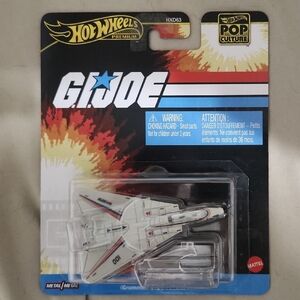 Mattel White and Red Hot Wheels Car